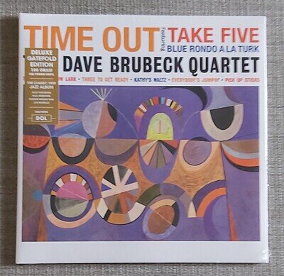 DAVE BRUBECK-TIME OUT/TAKE FIVE-BRAND NEW & SEALED 180g RE-ISSUE LP ON DOL-1959