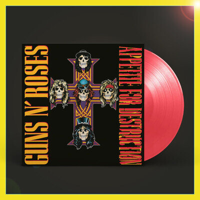 Guns N' Roses - Appetite for Destruction VINYL Transparent Red