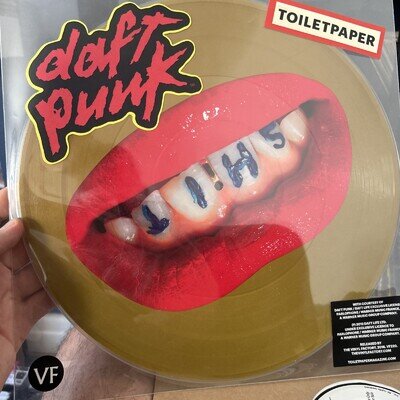 DAFT PUNK- Da Funk/Teachers Vinyl 2016 GOLD only 1,000 pressed RARE Toilet Paper