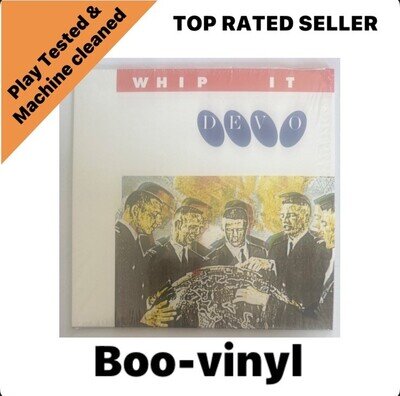 Devo - Whip It - White 7” Vinyl Record Limited Edition 2020 NM / NM