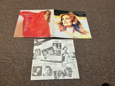 Dalida-La Voice De L’amour 1988 1st Press French Carrere LP Great Play
