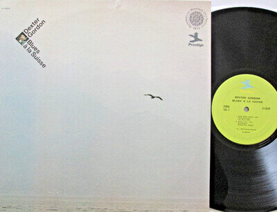 Dexter Gordon Quartet Blues a La Suisse 1974 U.S Prestige LP P-10079 NM NM