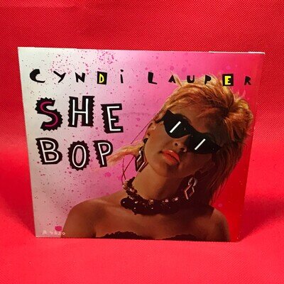 CYNDI LAUPER She Bop 1984 UK 7" vinyl single Witness A4620 record 45