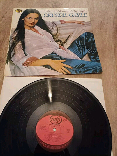 Crystal Gayle - The Most Beautiful Songs Of Crystal Gayle LP 1982 BELGIUM