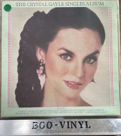 Crystal Gayle - The Singles Album - UAG30287 LP Record Ex / Ex