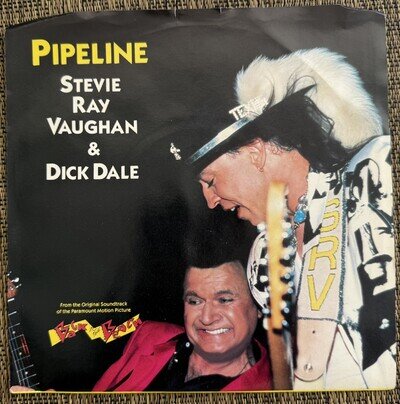 Stevie Ray Vaughan & Dick Dale - Pipeline / Love Struck Baby - Columbia - M PS