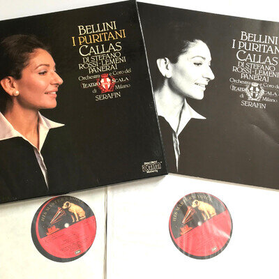 Maria Callas - Bellini - I Puritani - Di Stefano, Serafin EMI 2LP Box Set
