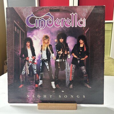 Cinderella - Night Songs Vinyl LP (Vertigo 1986) VG+/VG+