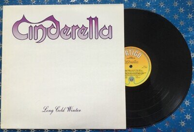 Cinderella - Long Cold Winter - 1988 Vinyl LP - VERH 59