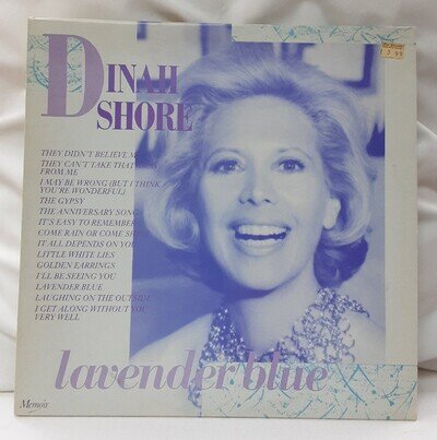 Dinah Shore - Lavender Blue, Compilation, Vinyl LP, Mono, MOIR 122 (1986)