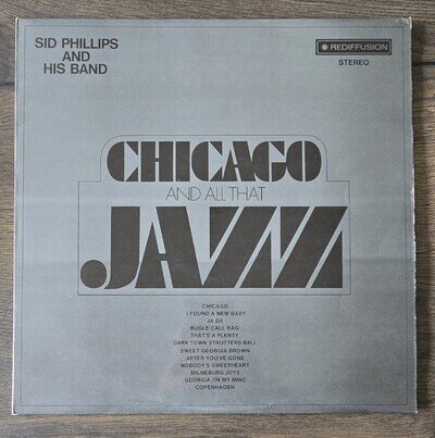 Sid Phillips And His Band –CHICAGO AND ALL THAT JAZZ– 12” Vinyl 1970- ZS 27 VG+