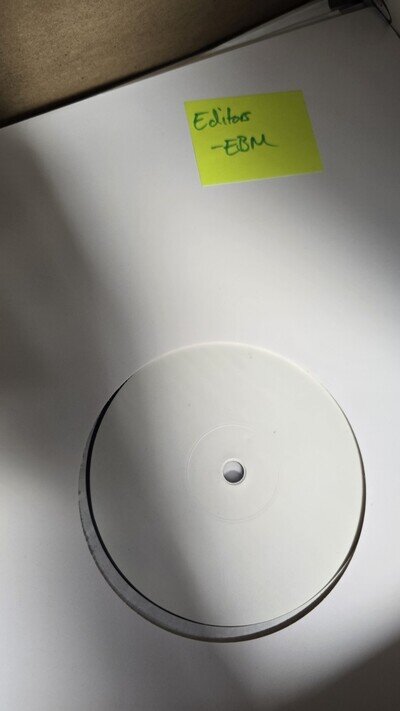 Editors EBM Vinyl Double TEST PRESSING VERY RARE & COLLECTABLE BRAND NEW