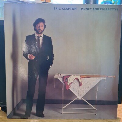 Eric Clapton Money and Cigarettes 1983 Vinyl Original Printed Inner
