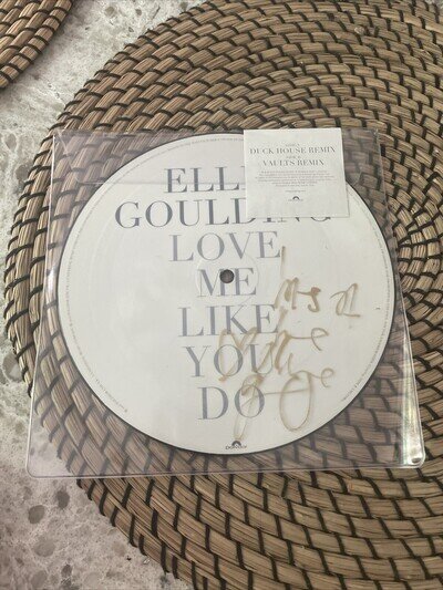 Ellie Goulding ‎ Love Me Like You Do - Original Autograph - Vinyl