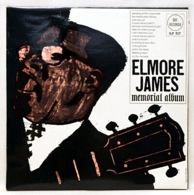 ELMORE JAMES Memorial Album Vinyl LP Sue Records ILP 927 UK 1965 VG+/VG+