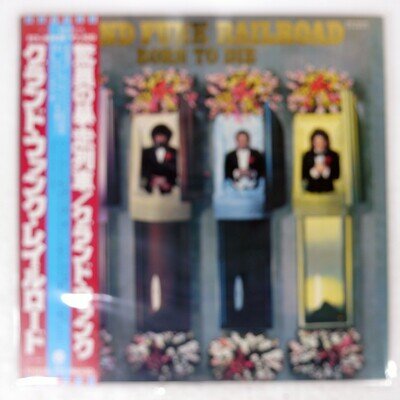 GRAND FUNK RAILROAD BORN TO DIE CAPITOL ECS80420 Japan OBI INSERT VINYL LP