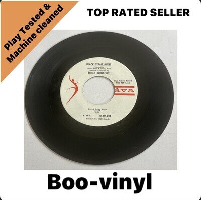 Elmer Bernstein ~ Black Straitjacket ~ 7” Soundtrack Vinyl Record VG+