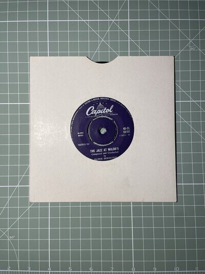 Jazz The Jazz At Waldo’s, Staccato’s Theme by Elmer Bernstein 1959 First Pressed