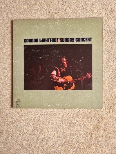 Gordon Lightfoot - Sunday Concert Vinyl LP United Artists US 1969