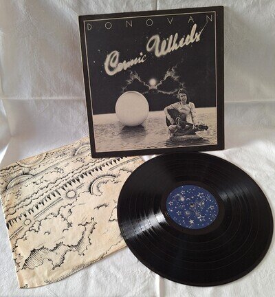 Vintage Vinyl Donovan 1973 Cosmic Wheels LP. Possibly 1st Pressing. PORKY PECKO