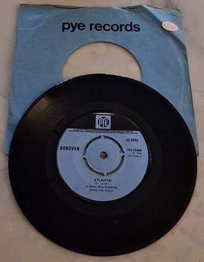 Donovan - Atlantis (1968 7inch Vinyl Single) VG
