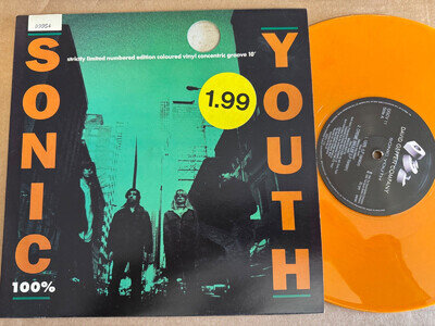 Sonic Youth 100% - 10" orange vinyl