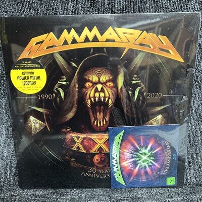 Gamma Ray - 30 Years Live Anniversary. Triple Vinyl 12" 3XLP Album + Blu-ray New