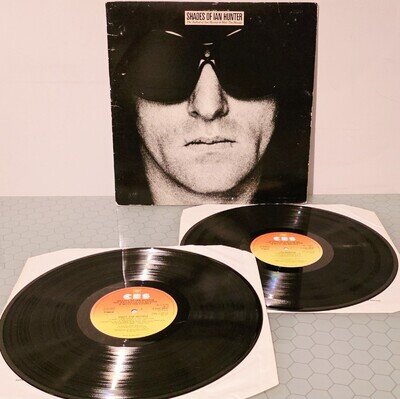 IAN HUNTER Shades Of Ian Hunter The Ballad Of & Mott The Hoople ×2 Vinyl LP ~ EX
