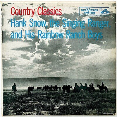 HANK SNOW - COUNTRY CLASSICS - 1956 US RELEASE - VINYL LP ALBUM - VG+/VG+