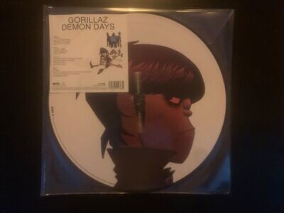 Gorillaz - Demon Days 2LP Vinyl Picture Disc - New/Sealed [Blur/Damon Albarn]