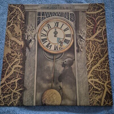HAWKWIND Live Chronicles 1986 double Vinyl LP Black Sword tour in concert Ex