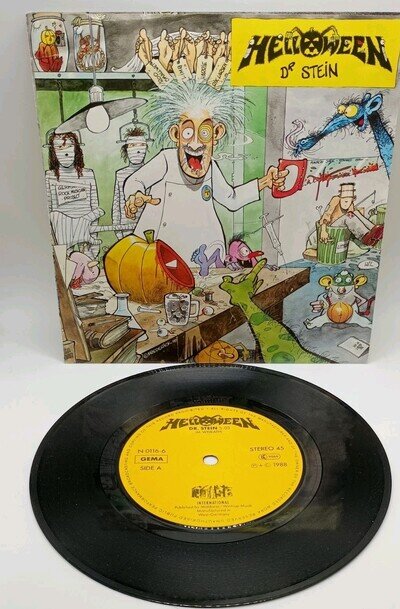 Helloween - Dr Stein 7” Vinyl In Poster Sleeve