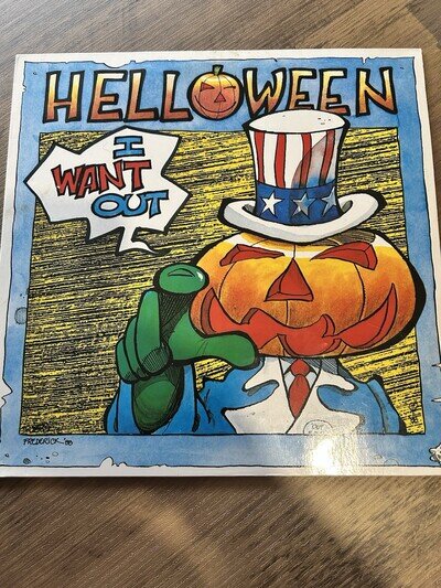 Vinyl 12-inch Helloween I Want Out 1986 Noise Records