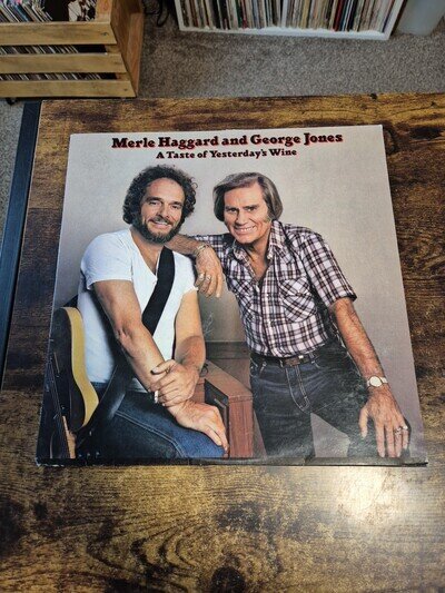 Merle Haggard & George Jones - A Taste Of Yesterday's Wine - UK - 1982 - EX