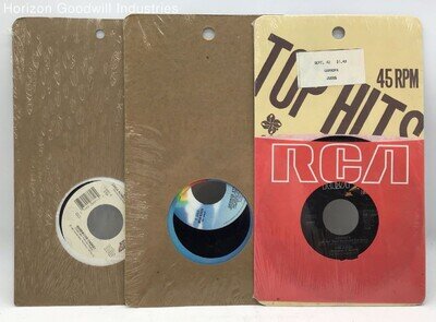 Dolly Parton, George Strait, & The Judds 45RPM Vinyl Records Bundle/Lot (Sealed)