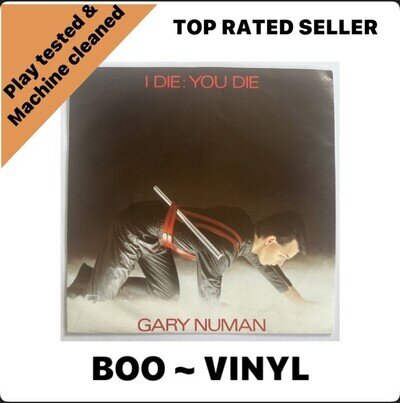 Gary Numan - I Die You Die 7" German Issue 45rpm Vinyl Single 1980 EX / EX