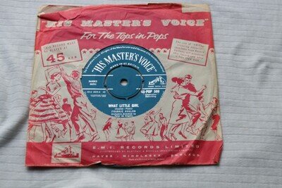 FRANKIE AVALON.... WHAT LITTLE GIRL / I'LL WAIT FOR YOU ,,,