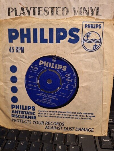 FRANCE GALL POUPEE DE CIRE POUPEE DE SON EUROVISION 65 PHILIPS UK 7" VG VINYL 45