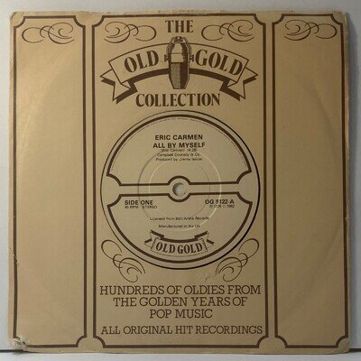 Eric Carmen All By Myself Old Gold 45