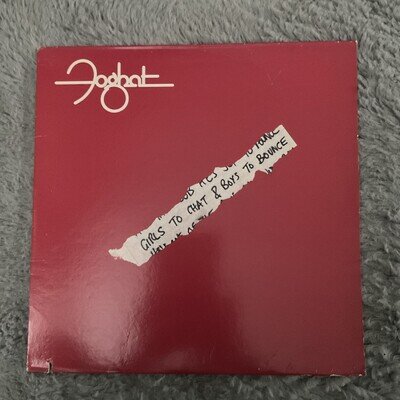 Foghat “Girls To Chat & Boys To Bounce” 1981 LP Bearsville BRK 3578