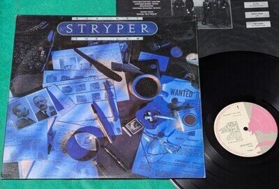 Stryper - Against The Law BRAZIL LP 1st press 1990 Enigma