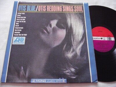 OTIS REDDING ~ OTIS BLUE ** 1966 UK Plum/Red ATLANTIC LP