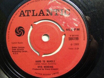Otis Redding – Hard To Handle 1968 7” Atlantic 584199