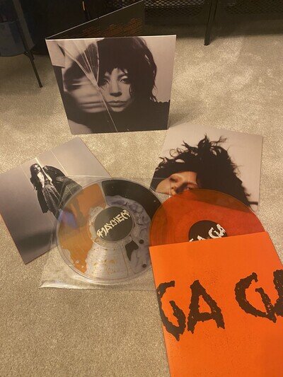 Lady Gaga - Mayhem Liquid Filled Vinyl LP Orange And Black Bad World