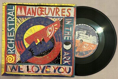 OMD - We Love You 7” Single 1986 Virgin ex/ex