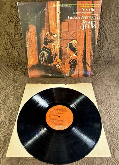 Romeo and Juliet Nino Rota Original Soundtrack LP ST-400 RARE ALTERNATE COVER VG