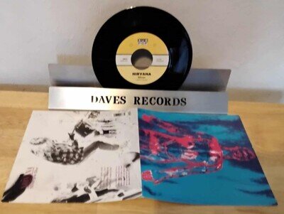 NIRVANA -Sliver 2023 USA Sub Pop Reissue 7" VINYL Single Fold Over Sleeve GRUNGE
