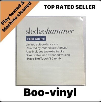 Peter Gabriel - Sledgehammer (Ltd Ed Mix) - 12" Vinyl 1986 Virgin PGS 113 EX/EX