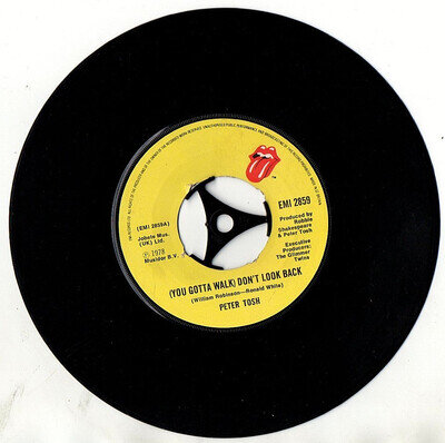❤️ Peter Tosh - (You Gotta Walk) Don't Look Back ❤️ 1984 Vinyl 7" Single
