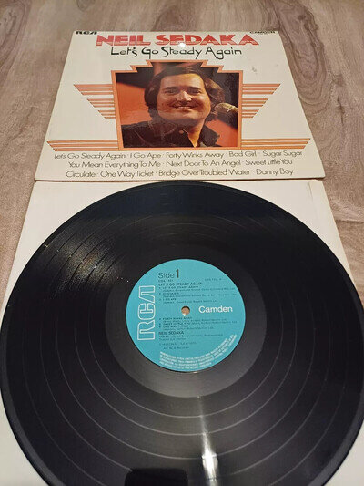 NEIL SEDAKA - LET'S GO STEADY AGAIN CAMDEN CDS 1151 VINYL LP.